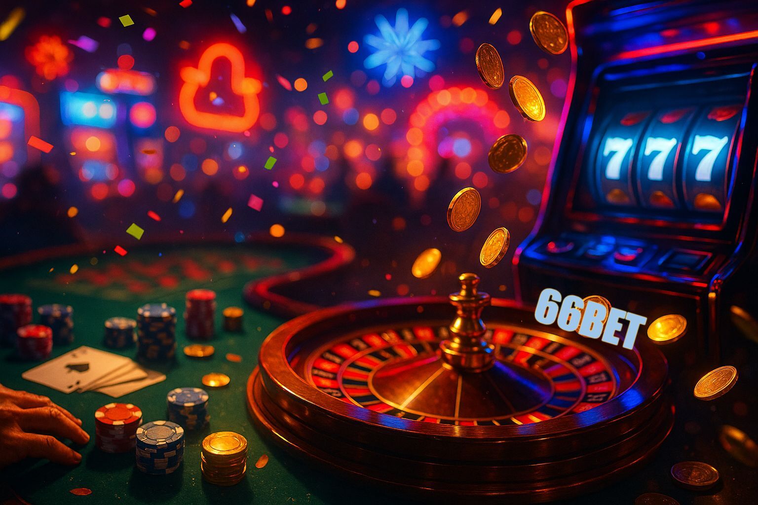 Jogos emocionantes no 66BET